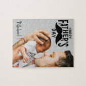 Happy Vaderdag Foto Vaderdag Legpuzzel (Horizontaal)