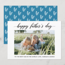 Happy Vaderdag-fotokaart
