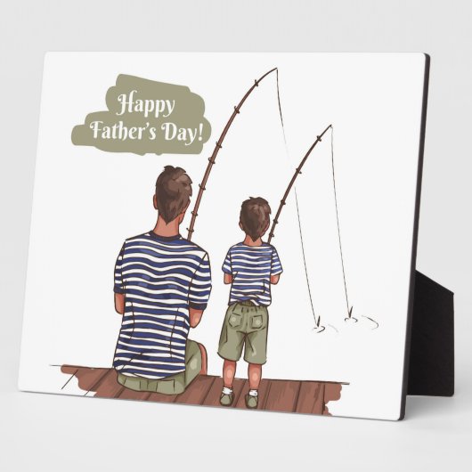 Happy Vaderdag Fotoplaat (Zijkant)