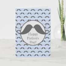 Happy Vaderdag - Fun Mustache Pattern