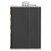 Happy Vaderdag Fun World's beste vader Kinder naam Heupfles (Achterkant)