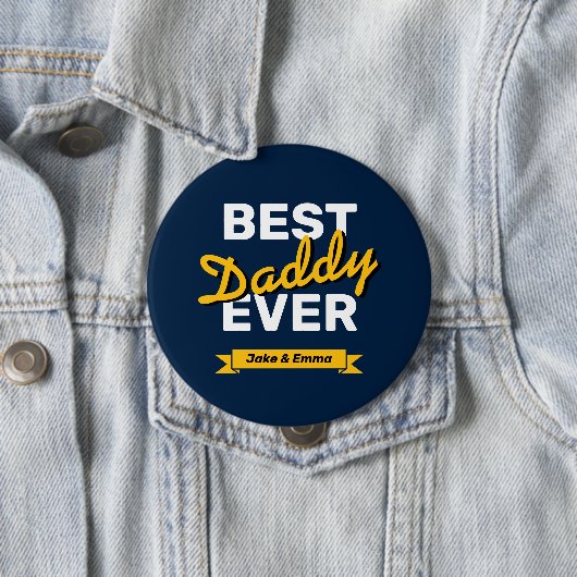 Happy Vaderdag | Gepersonaliseerde Button (In situ)