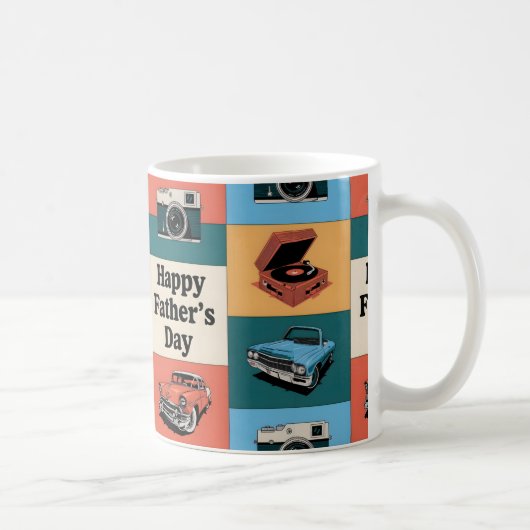 Happy Vaderdag Gift Koffiemok (Rechts)