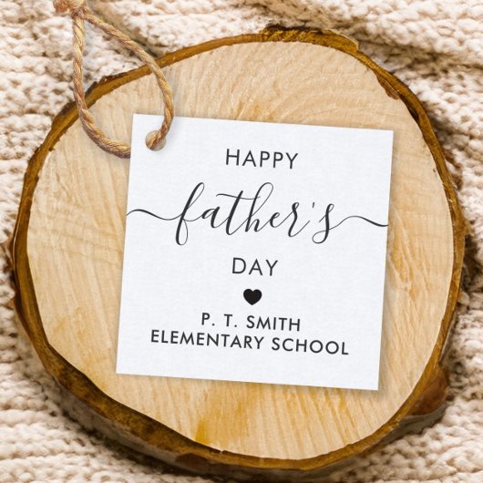 Happy Vaderdag Gift Label, pap Label, Kraft Bedankjes Labels
