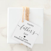 Happy Vaderdag Gift Label, pap Label, Kraft Bedankjes Labels (In situ)