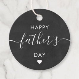 Happy Vaderdag Gift Label, Papa Label, Chalkboard Bedankjes Labels