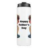 HAPPY VADERDAG Gift voor hem vader man zoon Thermosbeker (Voorkant)