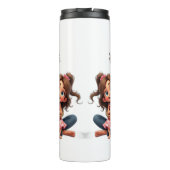 HAPPY VADERDAG Gift voor hem vader man zoon Thermosbeker (Achterkant)