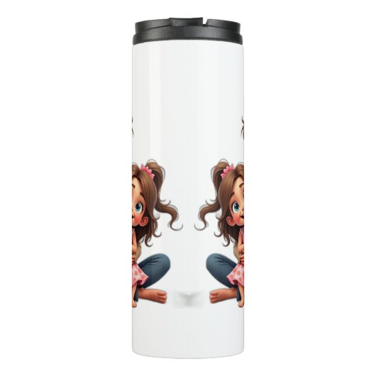 HAPPY VADERDAG Gift voor hem vader man zoon Thermosbeker (Achterkant)