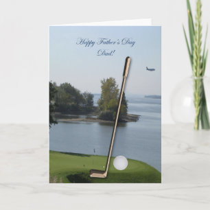 Happy Vaderdag Golf Dad Kaart