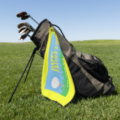Happy Vaderdag Golf T-shirt-Personalized Golfhanddoek (Groen)