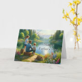 Happy Vaderdag Gone Gevist Kaart (Gele Bloem)