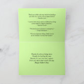 Happy Vaderdag Goose Familie Kaart (Binnen)