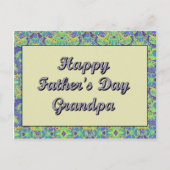 Happy Vaderdag Grandpa Briefkaart (Voorkant)