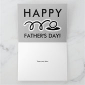 Happy Vaderdag grappig golfbal wenskaart Kaart (Binnen)