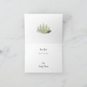 Happy Vaderdag Green Beste Bos Waterverf Kaart (Binnen)