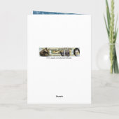 Happy Vaderdag Grey Eekhoorn Groet Kaart (Achterkant)