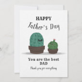 Happy Vaderdag Hartelijk dank Kaart (Voorkant)