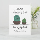 Happy Vaderdag Hartelijk dank Kaart (Staand voorkant)