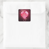 HAPPY VADERDAG HEART van SHARON SHARPE Vierkante Sticker (Tas)