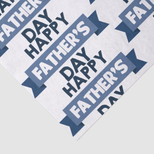 Happy Vaderdag Holiday partijweefsel Tissuepapier (Detail)