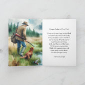 Happy Vaderdag Hunting Wenskaart Kaart (Binnen)