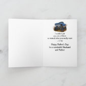 Happy Vaderdag Husband 4x4 Monster Truck Funny Kaart (Binnen)