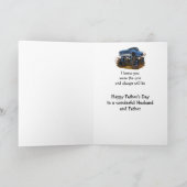 Happy Vaderdag Husband 4x4 Monster Truck Kaart (Binnen)