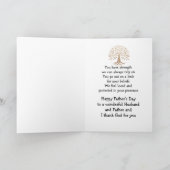 Happy Vaderdag Husband Sterke Beschermende Loed Kaart (Binnen)