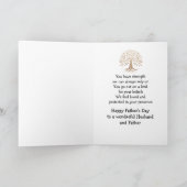Happy Vaderdag Husband Sterke Beschermende Loed Kaart (Binnen)