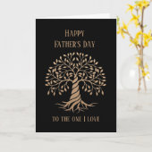 Happy Vaderdag Husband Sterke Beschermende Loed Kaart (Gele Bloem)