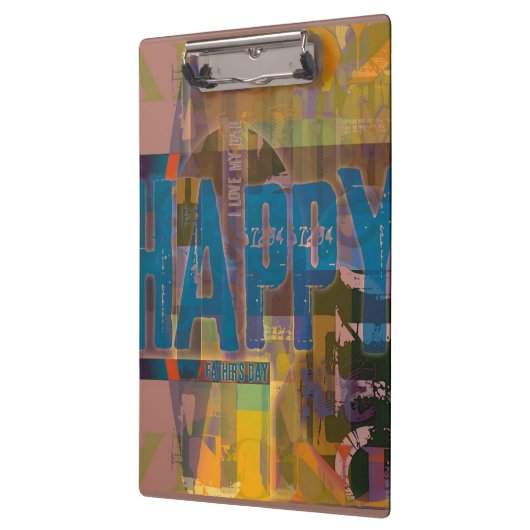 Happy Vaderdag Ik hou van mijn vaders klembord 3 (Links)