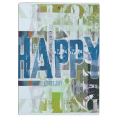 Happy Vaderdag Ik hou van mijn vaders klembord 69 (Achterkant)