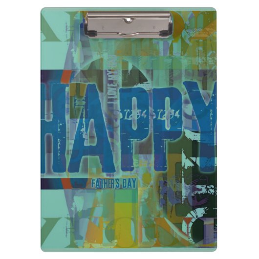 Happy Vaderdag Ik hou van mijn vaders klembord 7 (Voorkant)