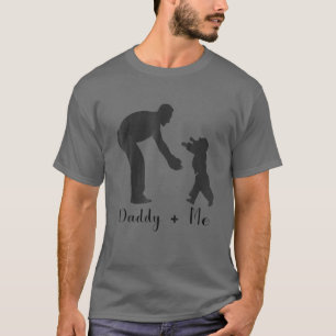 Happy Vaderdag ik hou van vader papa en ik T-shirt