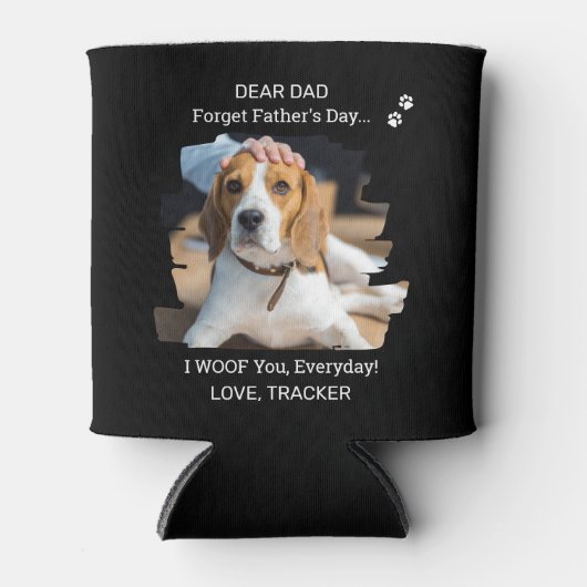 Happy Vaderdag ik wil jullie foto's laten zien pap Blikjeskoeler (Voorkant)