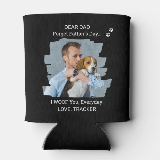 Happy Vaderdag ik wil jullie foto's laten zien pap Blikjeskoeler (Achterkant)