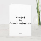 Happy Vaderdag Kaart (Achterkant)