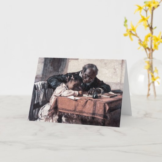 Happy Vaderdag Kaart (Gele Bloem)