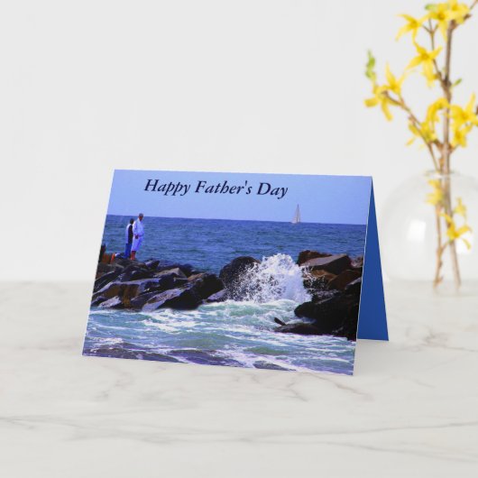 Happy Vaderdag_ Kaart (Gele Bloem)