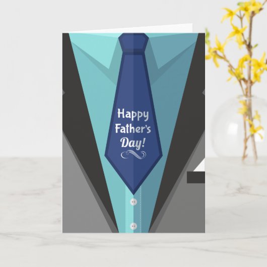 Happy Vaderdag Kaart (Gele Bloem)