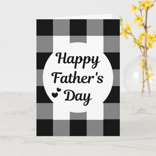 Happy Vaderdag Kaart (Gele Bloem)