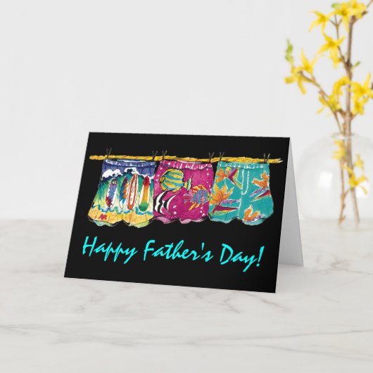 Happy Vaderdag - kaart (Gele Bloem)