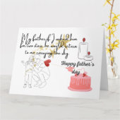 Happy vaderdag kaart (Gele Bloem)