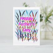 Happy Vaderdag Kaart (Staand voorkant)