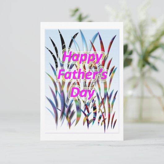 Happy Vaderdag Kaart (Staand voorkant)
