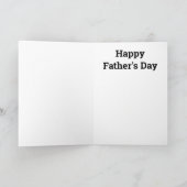 Happy Vaderdag Kaart (Binnen)