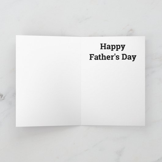 Happy Vaderdag Kaart (Binnen)