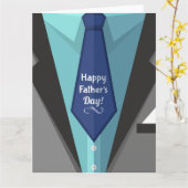 Happy Vaderdag Kaart (Gele Bloem)