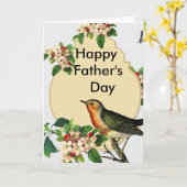 Happy Vaderdag Kaart (Gele Bloem)